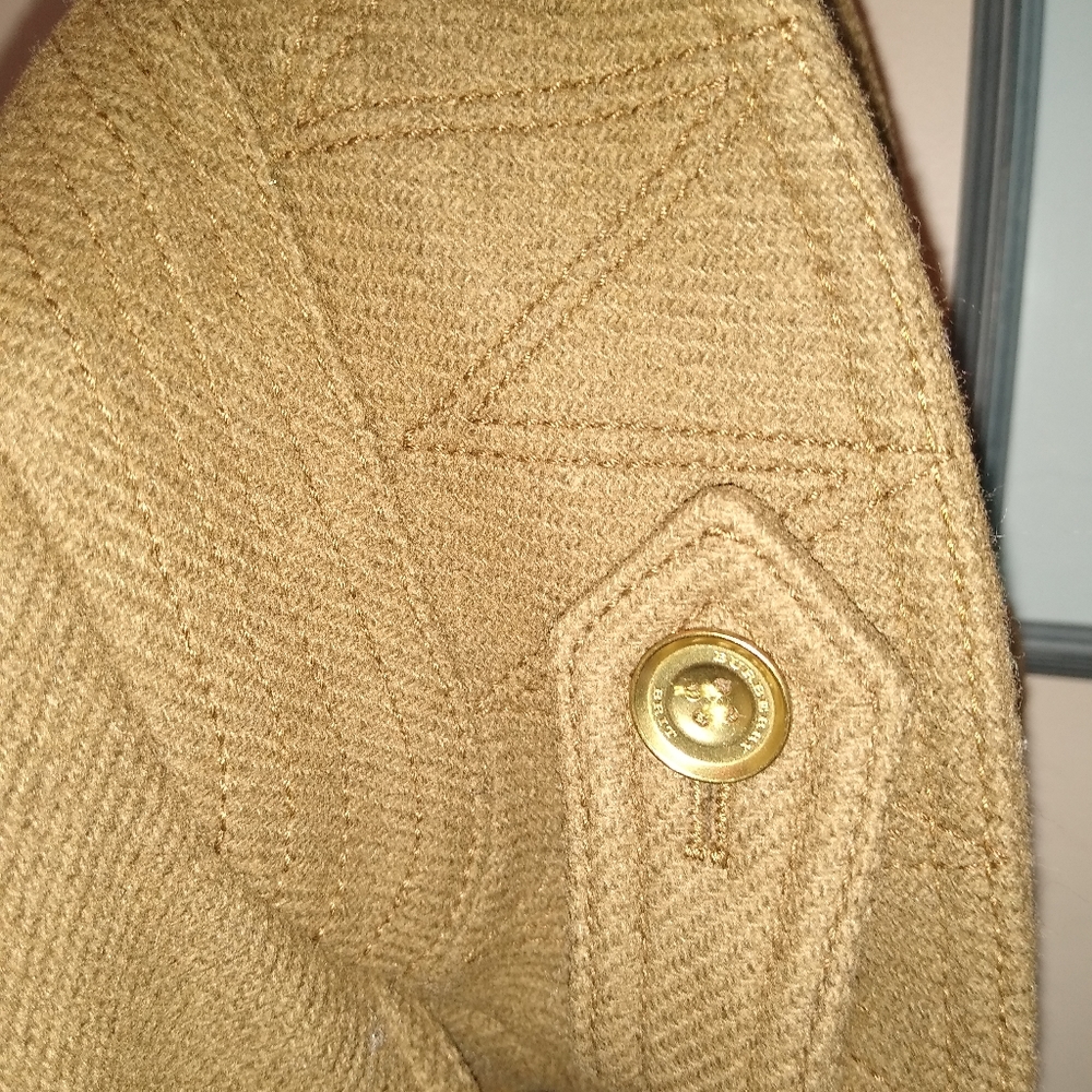 NWT BURBERRY WOOL CASHMERE BLEND COAT UK12 US 10 - Picture 9 of 14